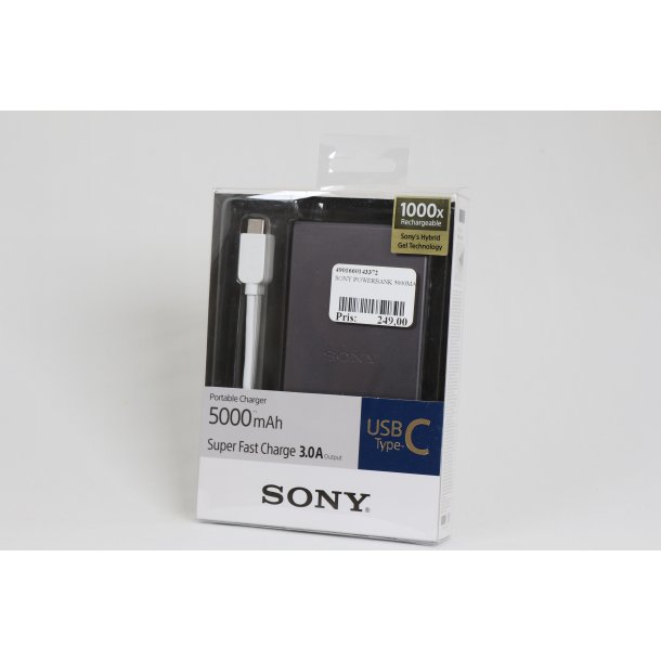 SONY POWERBANK 5000MAH SLV