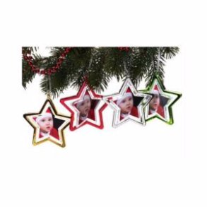 JULE STJERNE GULD 9X9CM