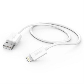 Hama USB-A til Lightning Hvid 1.0m