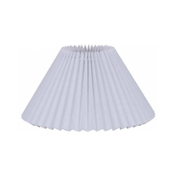 Alpe Design 13 cm Plisse Hvid