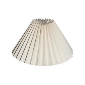 Alpe Design 21 cm Plisse Hvid