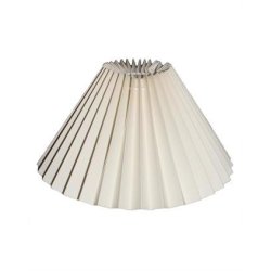 Alpe Design 23 cm Plisse Hvid