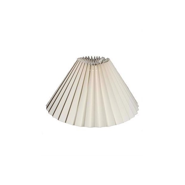 Alpe Design 30 cm Plisse Hvid
