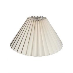 Alpe Design 18 cm Plisse Hvid