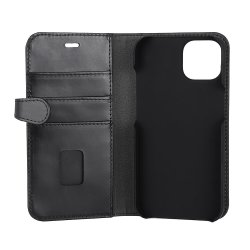 BUFFALO 2in1 Wallet 3 card iPhone 13 / 14 6,1" Black