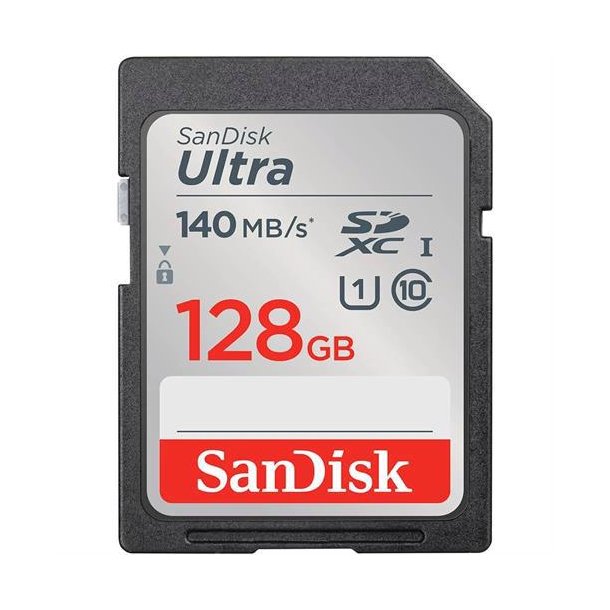 SanDisk SDXC Ultra 128gb 140Mb/s