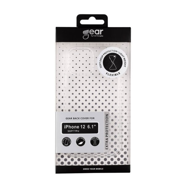 GEAR Mobilcover Transparant TPU Iphone 12 / 12 Pro