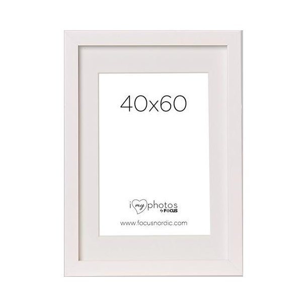 Vivaldi hvid 40x60