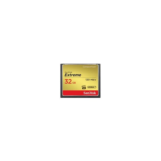 SanDisk 32GB CF kort 120/mbs
