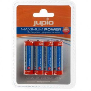 Jupio Rechargeable Batteries AA 2700 mAh 4 Pcs VPE-10